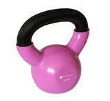 Kettlebell Fitness Iron Weights With Vinyl Coating Around The Bottom Half of The Metal Kettle Bell Exercise Body Equipment