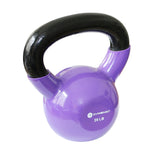 Kettlebell Fitness Iron Weights With Vinyl Coating Around The Bottom Half of The Metal Kettle Bell Exercise Body Equipment