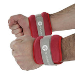 Gymenist Pair Of 2 Ankle Weight & Wrist Weights With Adjustable Valcro Strap