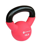 Gymenist Kettlebell Iron Weights With Neoprene Coating Around The Bottom Half of The Metal Kettle Bell