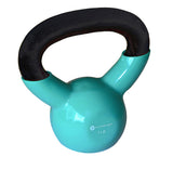 Kettlebell Fitness Iron Weights With Vinyl Coating Around The Bottom Half of The Metal Kettle Bell Exercise Body Equipment