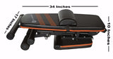 Foldable folding carrying exercise bench  multi position 