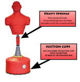 Manican Standing Punching Bag With Floor Suctions STANDS UP 70 INCHES TALL