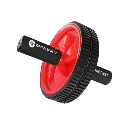 Abdominal Exercise Ab Wheel Roller with Foam Handles, Great Grip, Double Wheels, Top Professional Quality