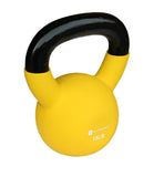 Gymenist Kettlebell Iron Weights With Neoprene Coating Around The Bottom Half of The Metal Kettle Bell