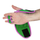 Gymenist Weighted Gloves Pair of Wrist Weights Glove With Holes For Finger And Thumb Available in 1LB or 2LB Set of 2 Training Weight Gloves