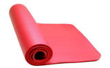 Thick Exercise Yoga Floor Mat Nbr 24 X 71 Inches Great for Camping Cardio Workouts Pilates Gymnastics With Carrying Strap Included