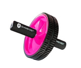 Abdominal Exercise Ab Wheel Roller with Foam Handles, Great Grip, Double Wheels, Top Professional Quality