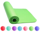 Thick Exercise Yoga Floor Mat Nbr 24 X 71 Inches Great for Camping Cardio Workouts Pilates Gymnastics With Carrying Strap Included