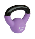 Gymenist Kettlebell Iron Weights With Neoprene Coating Around The Bottom Half of The Metal Kettle Bell