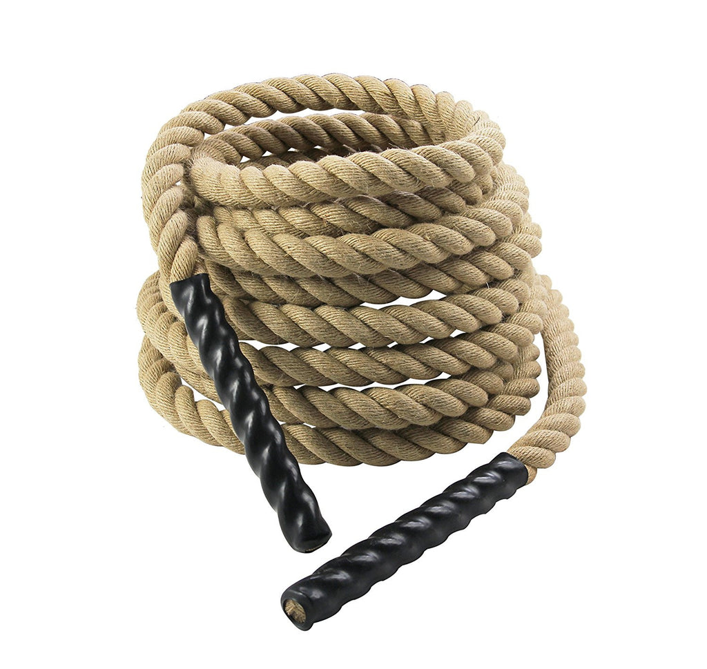 Gymenist Heavy Duty Workout Battle Rope For Exercsie Training, Material - Sisal