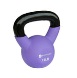 Gymenist Kettlebell Iron Weights With Neoprene Coating Around The Bottom Half of The Metal Kettle Bell