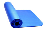 Thick Exercise Yoga Floor Mat Nbr 24 X 71 Inches Great for Camping Cardio Workouts Pilates Gymnastics With Carrying Strap Included