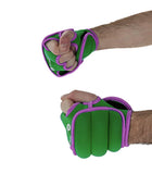 Gymenist Weighted Gloves Pair of Wrist Weights Glove With Holes For Finger And Thumb Available in 1LB or 2LB Set of 2 Training Weight Gloves