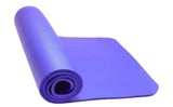 Thick Exercise Yoga Floor Mat Nbr 24 X 71 Inches Great for Camping Cardio Workouts Pilates Gymnastics With Carrying Strap Included