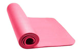 Thick Exercise Yoga Floor Mat Nbr 24 X 71 Inches Great for Camping Cardio Workouts Pilates Gymnastics With Carrying Strap Included