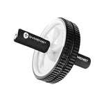 Abdominal Exercise Ab Wheel Roller with Foam Handles, Great Grip, Double Wheels, Top Professional Quality