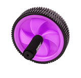 Abdominal Exercise Ab Wheel Roller with Foam Handles, Great Grip, Double Wheels, Top Professional Quality