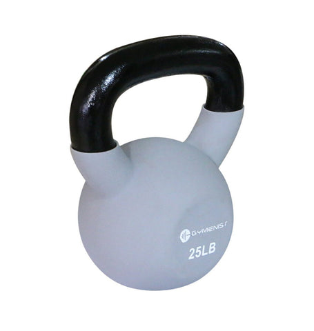 Gymenist Kettlebell Iron Weights With Neoprene Coating Around The Bottom Half of The Metal Kettle Bell